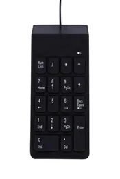 Number USB Wire Mini Keyboard for Laptop Desktop PC Pro Computer Numpad Keyboard 18 Keys Keyboard Universal6247026