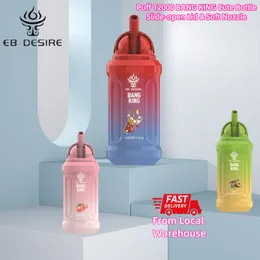 EB DESIRE puff 15k 12k 10k 9k Puff 15000 12000 10000 9000 puff bang vape usa e getta magazzino locale UE 23ml ugello pulito sotto il coperchio 650mAh vaper 12000 vapes desechable