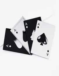 Yeni Şık Siyah Bira Şişesi Açıcı Poker Oynatma Kart Acası Bar Alet Soda Kap açıcı Hediye Mutfak Gadgets Araçları LX58046161482