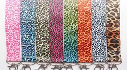 10 pçslot dos desenhos animados leopardo impressão cordão do telefone celular cintas encantos chaveiro correias pequeno inteiro 912769210