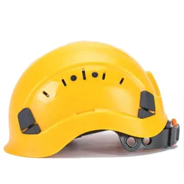 ABS Safety Hełm Konstrukcja wspinaczka Steeplejack Pracownik ochronny HAT HAT CAP Outdoor Plack Miejsce Pracy 240223