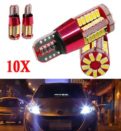 10X T10 501 194 W5W 3014 57SMD LED Car Light Bulbs Parking Canbus White Car marker Auto Wedge Clearance Lights bulb parking lamps 3459748