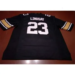 2324 #23 Phillip Lindsay Colorado Buffaloes Black Alumni College Jersey S-4Xlor Custom أي اسم أو رقم قميص