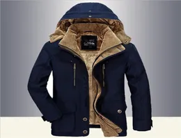 Men039s Jackets Winter Military Jacket Men Casual Thick Warm CottonPadded Parkas Coats Hooded Plus Size 6XL Windbreaker Hombre4494183