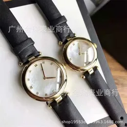 20% OFF watch Watch Classic Xiaogu Home Antique Style Gold Bean Simple Fritillaria Plate Carved Edge Cowhide Original Buckle Fine Steel Womens Batch