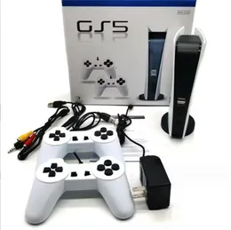 Game Station 5 USB Wired Console wideo z 300 klasycznymi gier 8 bit GS5 TV Consola Retro Handheld Player Av wyjście z podwójnymi joysticksami gamepad