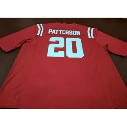 2024 Red Ole Miss Rebels #20 Shea Patterson Ole Miss Rebels Alumni College Jersey S-4XLo personalizzato con qualsiasi nome o numero di maglia