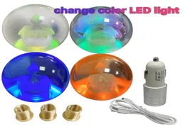 Le migliori offerte per Pomello del cambio in acrilico a forma di palla luminosa a LED Emblema galleggiante Mitsubishi3778141