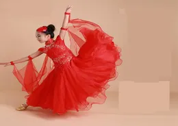 2019 Children Standard Ballroom Dance Competition Dresses Waltztango Dresses Kids for Girls Jazz Dance Costumes1616998