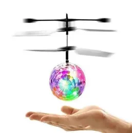 new Flying RC Ball Aircraft Helicopter Led Flashing Light Up Toy Induction Toy Electric Toys Drone For Kids Children c0448055411