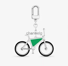 حلقات المفاتيح مصمم الاتجاه النعناع خضراء الدراجات الخضراء حلقات مفتاح الدراجات الفاخرة العلامة التجارية الفاخرة المعدنية الأكياس ديكورات مفاتيح هدايا الزوجين سلسلة المفاتيح 240303