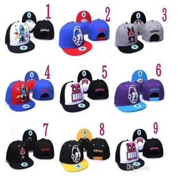 01 Whole 10pcslot Fashion Hip Hop Hat Booger Kids Kidrobot Coke Boys Snapback Hats Caps Fuckdown Swagg Cap6405839