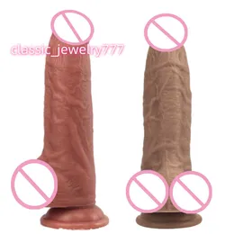 Bastone per masturbazione per adulti con pene finto femminile maschile, morbido silicone, pene grande, parte inferiore del corpo maschile, prodotti per adulti