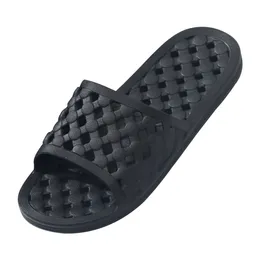 2023 Bathroom plastic non-slip hollowed-out men's and women's slippers Hotel Hotel Home couples simple home flip-flops summer