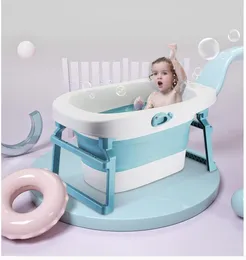 Babytubs personlighet badkar vikbar badrumplast plast nonslip fällbar barn bad fat stor9701733