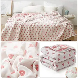 Blankets Six Layers Of Cotton Gauze Towel Quilt Air-conditioning Summer Single Double Children Baby Nap Small Cover Blanket