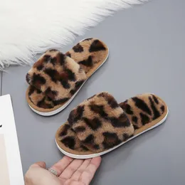 Men's and women's wool slippers autumn and winter thick-soled high-end plus velvet warm cotton slippers