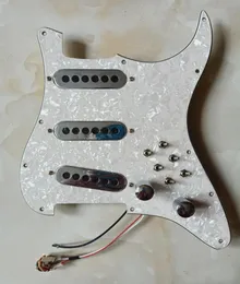 Pickguard pré-fio atualizado prata queima captadores trisônicos para brian may arnês de soldagem de guitarra especial 1 conjunto 6697987