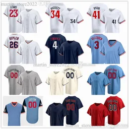 Maglie da baseball 2024 cucite 23 Royce Lewis 41 Joe Ryan 4 Carlos Correa 26 Max Kepler 59 Jhoan Duran 78 Simeon Woods Richardson 64 Jose Miranda 25 Byron Buxton