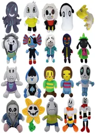 New Underale Sans Skull Plush Toys 16 Styles fyllda djurdockor under Legend Halloween -gåvan 20cm till 36cm3712492