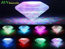 Haoxin flytande undervattens LED Disco Light Glow Show Swimming Pool Pond Tub Spa Lamp Waterproof Outdoor Party Decorations Ligh2998237