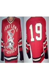 37403740Custom Men Youth Women Vintage Anpassa CHL WHL Buckaroos Portland Winterhawks 19 Gerry Goyer Road Hockey Jersey Size S56940301