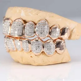 Grillz مخصص مويسانيت الماس 925 الفضة المثلجة بالكامل الهيب هوب هوب الأسنان الفتيات الرجال مويسانيت جريلز