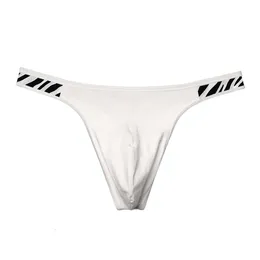 Men's Sports Thong Cotton Running Underwear Seamless Fun T-Shirt Y002 716215