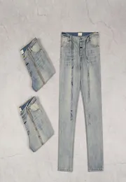 2922SS otvättade selvedge mens rå denim jeans högkvalitativ indigo liten mängd hela japansk stil bomull japan röd f8666988