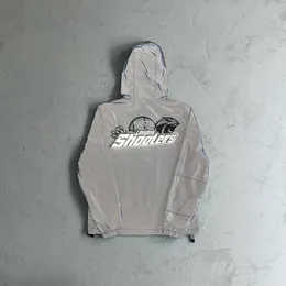 2024 Trapstar Reflektierende Jacke Herren Windjacke Dünne Kapuze Shooter Gestickter Frühlings- und Herbstmantel Britisches Street Fashion Label 23fw