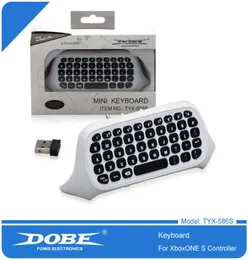 Dishykooker av hög kvalitet Dobe TYX586S Xbox OnesLim Wireless Game Controller -tangentbord med 3 5mm hörlurar Jack DHL 7824177