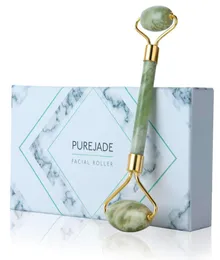 مداخن عالي الخضرة خضراء من اليشم الأسطوانة مع مربع الهدايا الضوضاء الطبيعية antiaging v face beauty Heathy Care Tool4209774