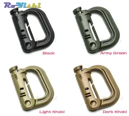 NEW 10pcslot Plastic Carabiner for Packages DRing Plastic Strong Tactical CarabinerKeychain Buckles 8615807