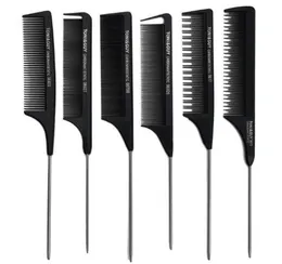 Professional AntiStatic Rat tail comb Metal hair comb hair salon use hair beauty tool Toni Guy1319131