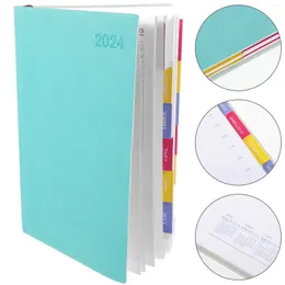 English Daily Academic Planner Note notes Książka 2024 harmonogram notatnik