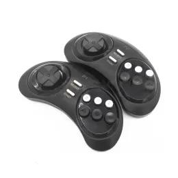 Gamepads 2.4GHz 9pin Sega MD 16bit ABD Sürümü Black Card HD Video Oyun Konsolu