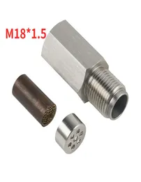 مستشعر الأكسجين M18x15 من الفولاذ المقاوم للصدأ SS304 إزالة محرك ضوء محرك CEL MINI DELETE CATALYST UNIVERSAL O2 Spacer M18 X 15 ADAPT8482808