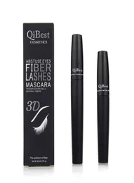 Qi 3D Fiber Lashes Mascara Cosmetics Mascara Black Double Mascara Set Makeup Lash Eyelash Waterproof New Mascara 2pcs1set4509474