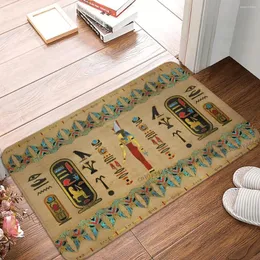 Dywany bez poślizgu portier kuchenny egipski ornament mut na dywan na korytarzu witaj dywan dekoracyjny