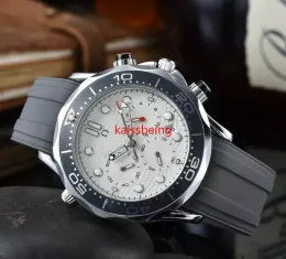 IV najlepsza marka Omg Man Watch Nowe luksusowe zegarki męskie wszystkie wykładowe kwarc Watchnij Wysokiej jakości chronograf gumowy pasek Męs