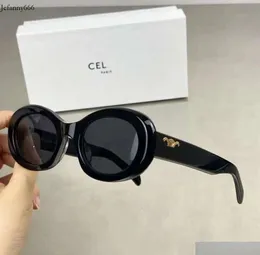Sunglasses Retro Cats Eye for Women Ces Arc De Triomphe Oval French High Street Drop Delivery Fashion Accessories Dhpbg2484