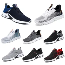 New Men Women Shoes Hiking Running Flat Shoes Soft Sole Black White Red Bule Comfortable Fashion Color Blocking Round Toe 55 GAI GAI TR