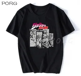 Jojos Bizarre Adventure Vintage Men Manga Tshirt Harajuku Streetwear Cotton Camisetas Hombre Vaporwave Japan Anime Shirt 2107142694105