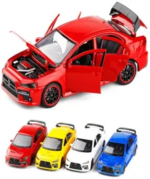 132 JACKIEKIM MITSUBISHI LANCER EVO X 10 BBS RHD Z BLACK DOCK DIECAST Model Toys For Kids Boy Prezenty T2004174672899