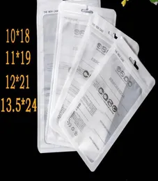 Сумки с застежкой-молнией Розничная сумка на молнии Чехол для мобильного телефона Пластиковые прозрачные упаковочные пакеты Застежка-молния с застежкой-молнией Отверстие для подвешивания Пакеты OPP Bag7465789