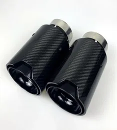 1PCS Universal M Logo Logo Carbon Fiber Mipe Tips لـ BMW F10 F20 F21 F22 F30 F32 F349315163