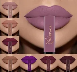 Nagleface wargi połysk 30 kolorów nago matowa płynna szminka Waterproof Długotrwały nawilżający glos gloska makijażu makijażu Lip Cosmetics2532657