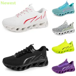 2024 Hot Sale Running Shoes Mens Woman Whites Orange Navy Cream Pinks Black Purple Grey Traughers Sneakers Breattable Color 23 GAI