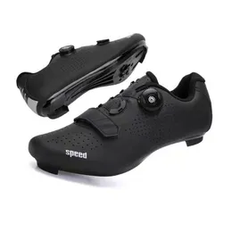 MqTB Cycling Shoes Men Sports Dirt Road Bike Shoes Flat Speed Cycling Sneakers Flats Mountain Bicycle Footwear SPD Cleats Shoes GAI