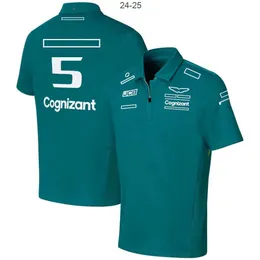 Herr t-shirts 2022 Ny F1 T-skjorta Formel One Team Racing Suit Kort ärm F1 Polo Shirt Fan Overdimensionerad T-skjorta Team Uniform Top